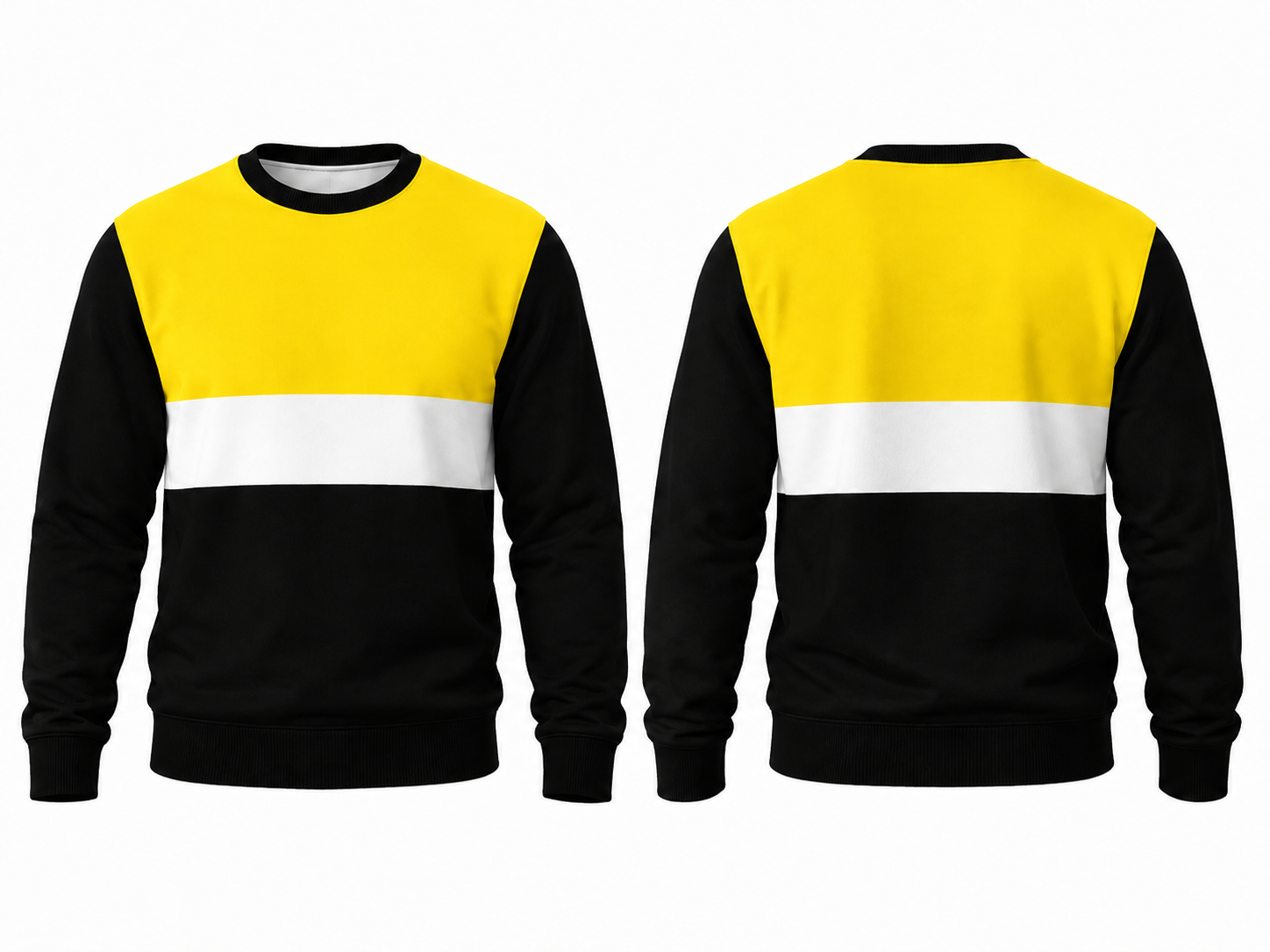 Crew Neck Sweatshirt — Cut and Sew