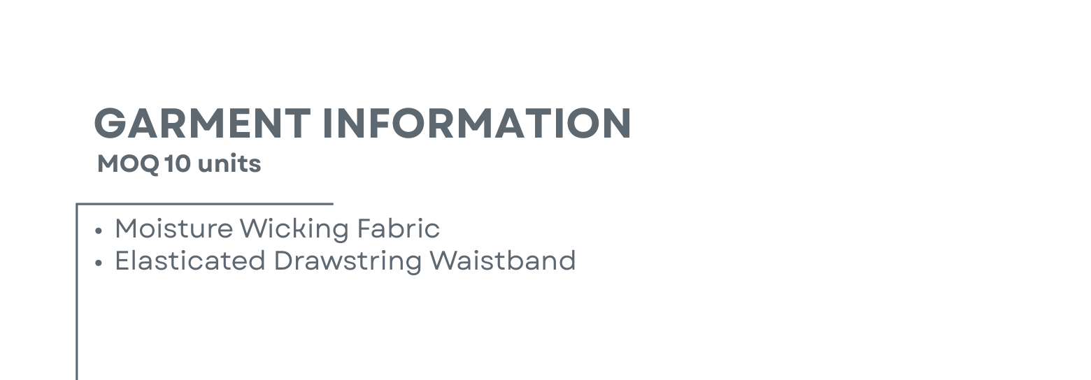 Sublimated Board Shorts Garment Information
