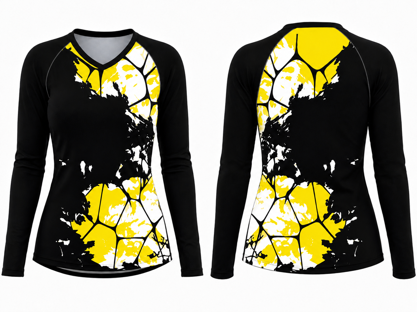 Sublimated Volleyball Long Sleeve Tee